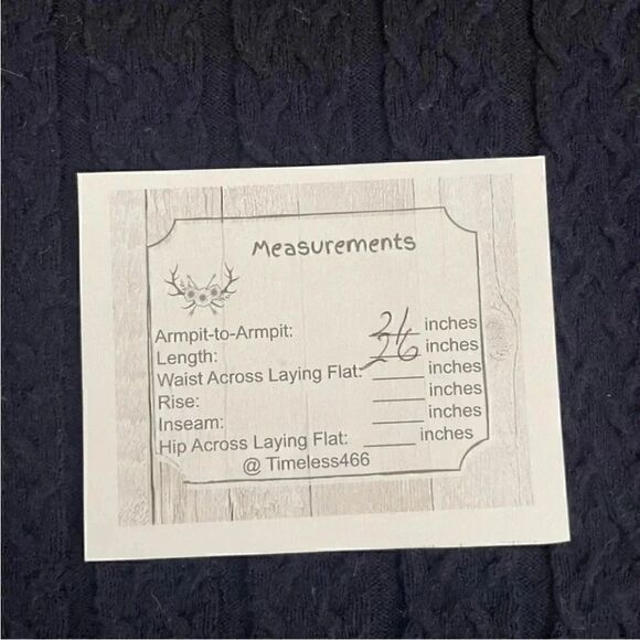 Zara Men Navy Knit Crewneck Long Sleeves Classic Cozy Warm Sweater SZ M # 1028 - Picture 6 of 11